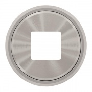Накладка для зарядного устройства USB, арт.8185, ABB SKY Moon, кольцо хром (8685 CR)