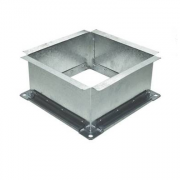 Врезка прямоугольного сечения в плоскость