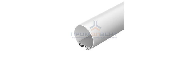 Профиль с экраном SL-ROUND-D60-2500 ANOD+OPAL