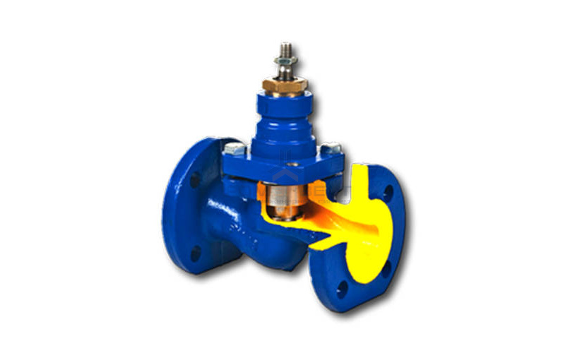 Клапан регулирующий Zetkama 227A - Ду80 (Ф/Ф, PN16, Tmax-150°C, серый чугун, исполнение №90)