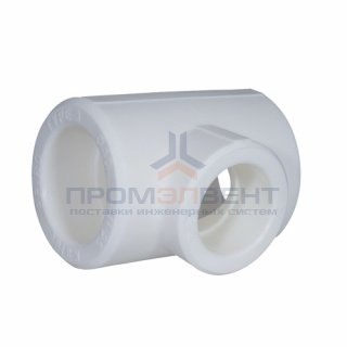 Тройник переходной KALDE - 32 x 20 x 20 (для полипропиленовых труб под пайку, цвет белый)