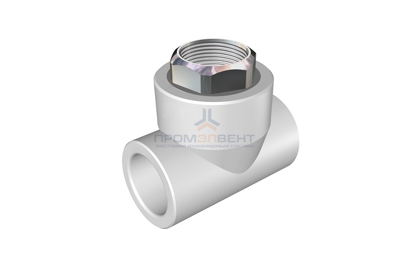 Тройник с переходом на накидную гайку KALDE - 32 x 1