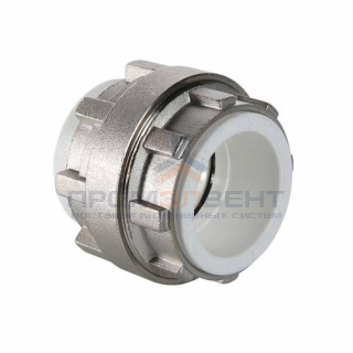 Муфта разъемная VALTEC VTp.763 - 40 (для полипропиленовых труб под пайку, цвет белый)