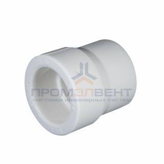 Муфта редукционная KALDE - 40 x 32 (для полипропиленовых труб под пайку, цвет белый)
