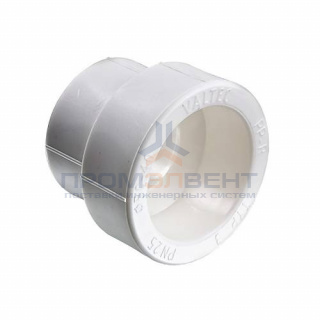 Муфта редукционная VALTEC VTp.705 - 50 x 32 (для полипропиленовых труб под пайку, цвет белый)