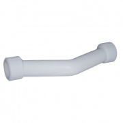 Обвод двухраструбный KALDE - 20 (для полипропиленовых труб под пайку, цвет белый)