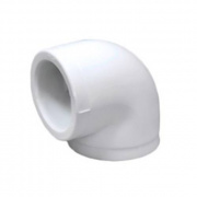 Отвод 90° Fusitek - 20 (для полипропиленовых труб под пайку, цвет белый)