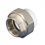 Переход на внутреннюю резьбу разъемный KALDE - 40 x 1"1/4 (для полипропиленовых труб, цвет белый)