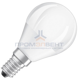 Лампа светодиодная шарик Osram P CL P DIM 5,3W (40W) 827 FR 230V E14 470lm D43x89mm