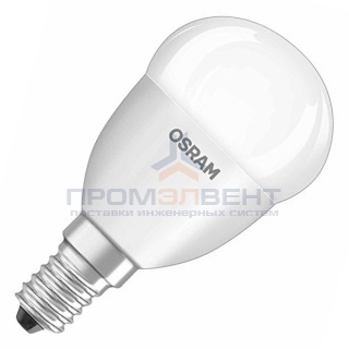 Лампа светодиодная шарик Osram LED CLAS P FR 40 6W/827 DIM 470lm 220V E14