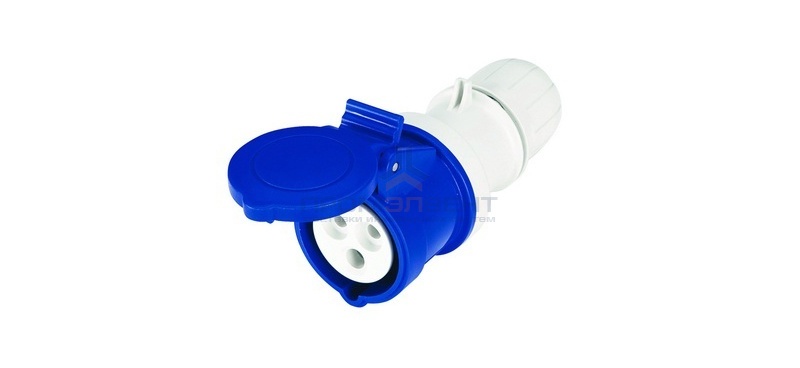 Розетка кабельная DKC Quadro IP44 16A 2P+E 230V