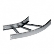 Угол горизонтальный 45? 80x200 R300, цинк-ламельный