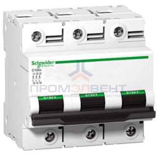 Автоматический выключатель Schneider Electric Acti 9 C120N 3П 125A C 10кА (автомат)