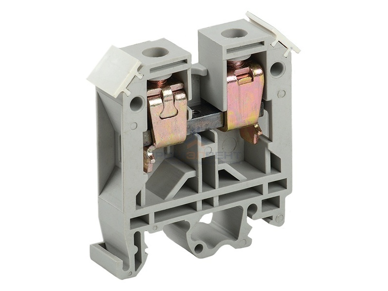 Клеммник IEK ЗНИ-16мм2  100А серый  (30шт. в упак.)